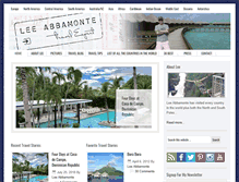 Tablet Screenshot of leeabbamonte.com